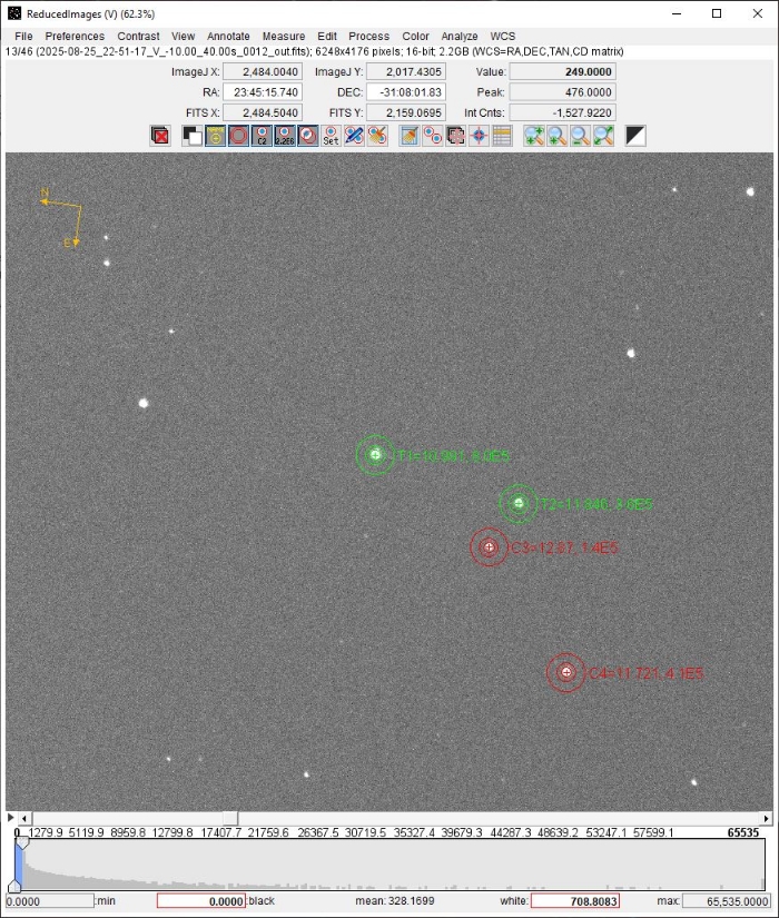 Mapka - CX Scl, JD 2460913.03585
