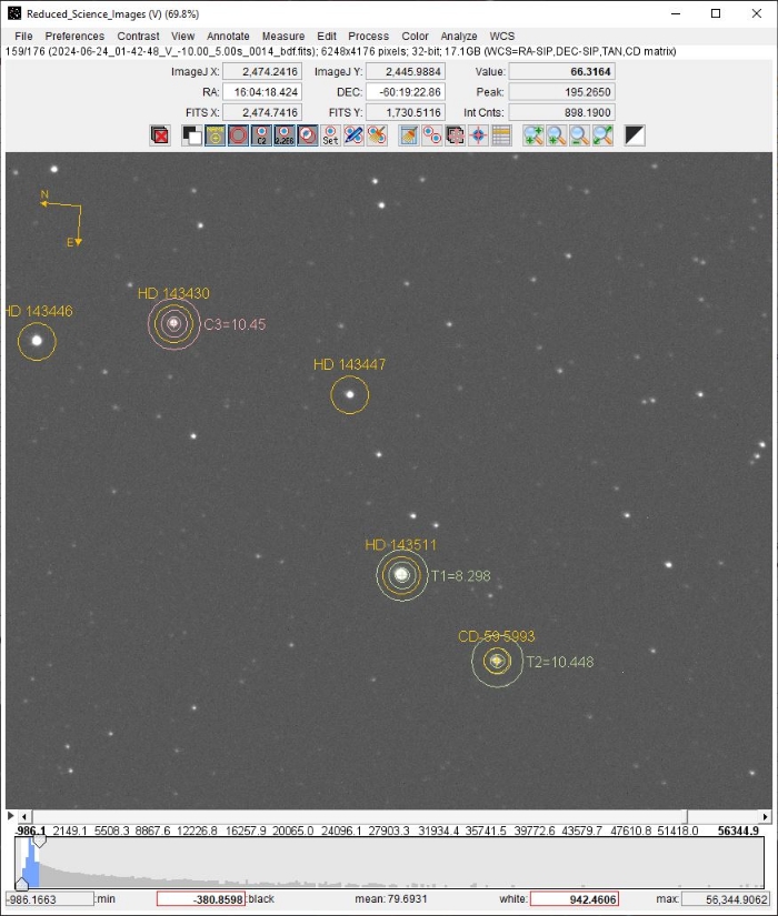 Mapka - V0396 Nor, JD 2460485.00227