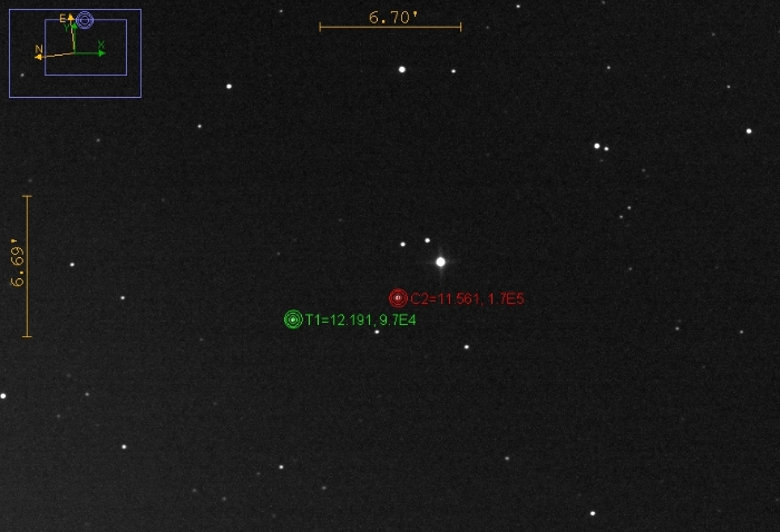 Mapka - NSVS 890397, JD 2460935.22386