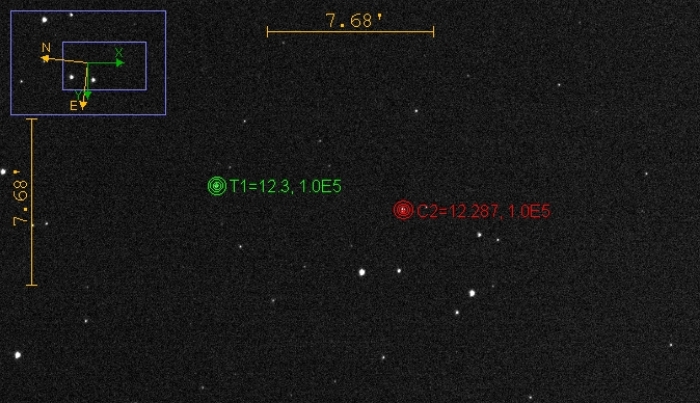 Mapka - NN Dra, JD 2460939.21805