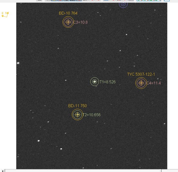 Mapka - BV Eri, JD 2460948.12016