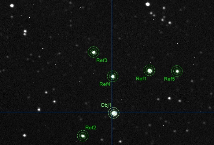 Mapka - TOI-1518, JD 2460950.24900