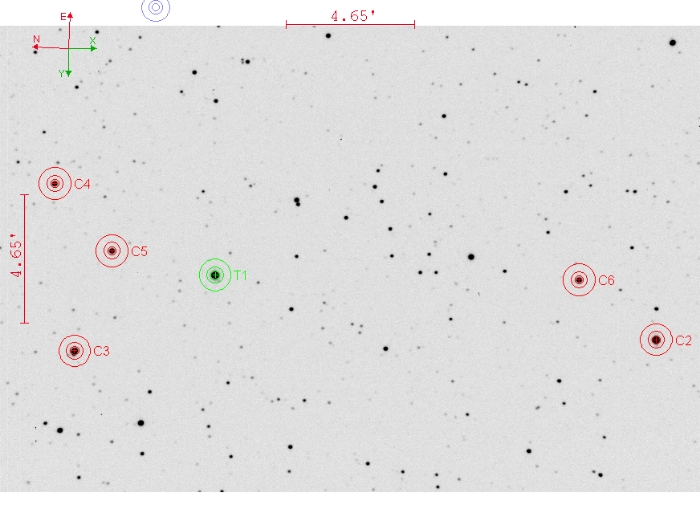 Mapka - TOI-1518, JD 2460908.35178