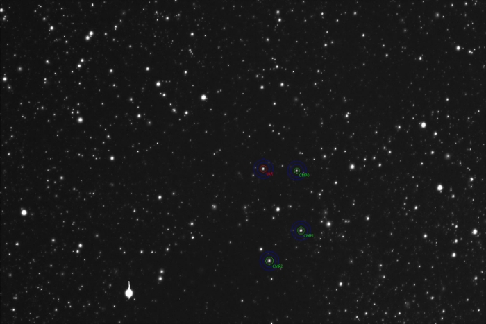 Mapka - TOI-1518, JD 2460967.39270