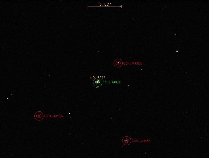 Mapka - WASP-33, JD 2460966.33628
