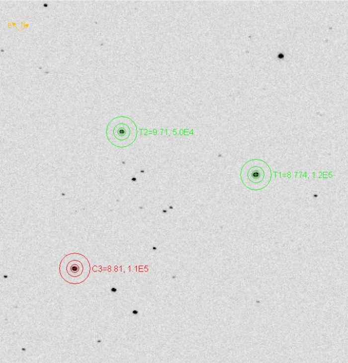 Mapka - VY PsA, JD 2460964.89961