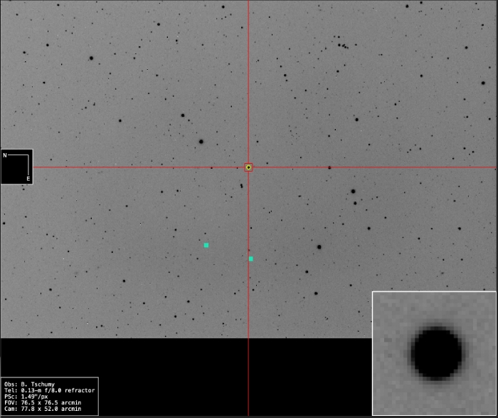 Mapka - SX Psc, JD 2460969.58187