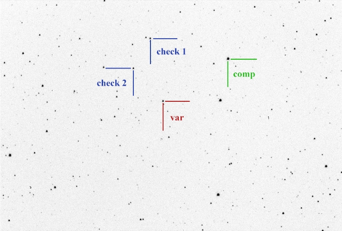 Mapka - AL UMi, JD 2460951.27674