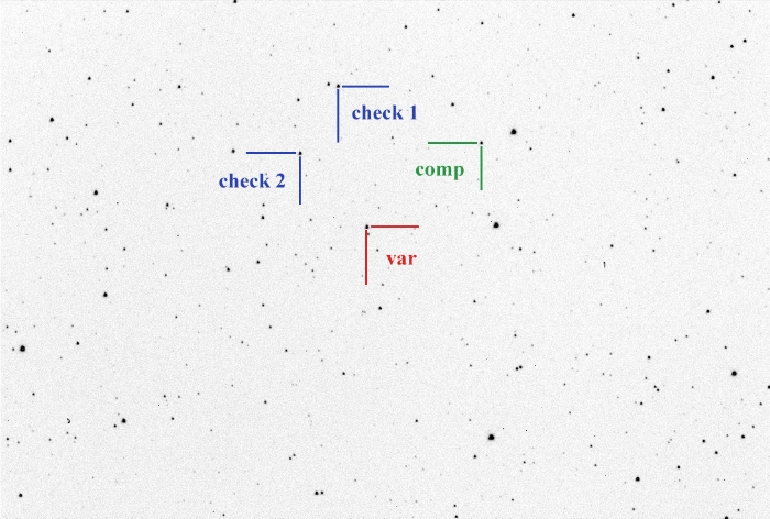 Mapka - AL UMi, JD 2460951.27749