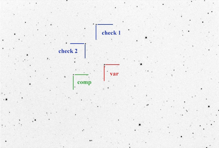 Mapka - AL UMi, JD 2460951.27823
