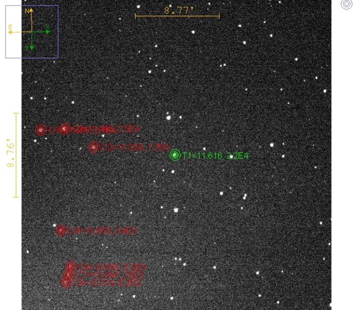 Mapka - TOI-4515, JD 2460978.19323