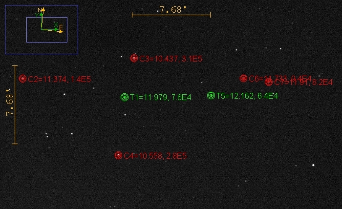 Mapka - TOI-4515, JD 2460978.18311