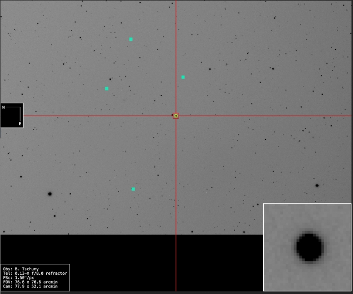 Mapka - CX Ari, JD 2460983.54680