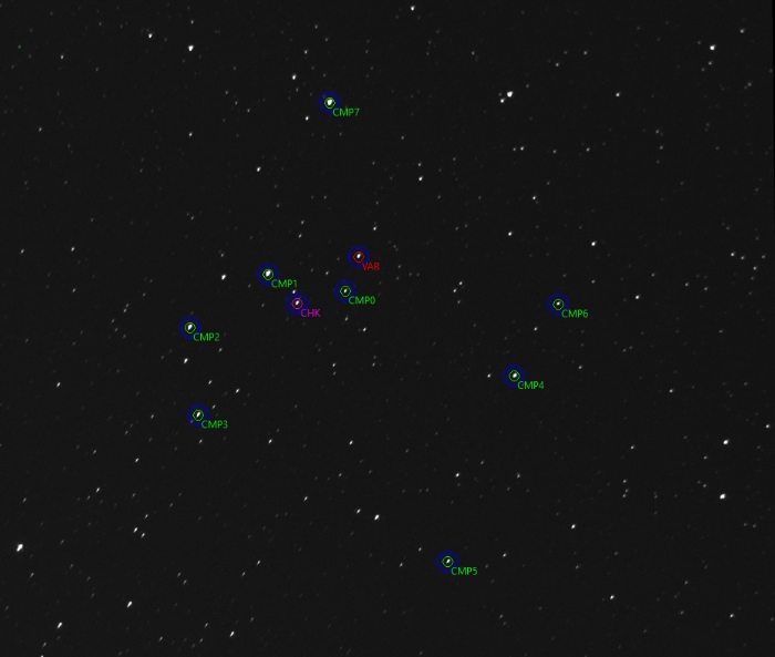 Mapka - TOI-1516, JD 2460710.21301