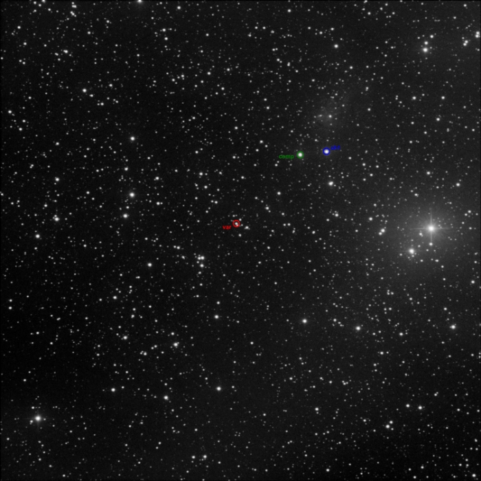 Mapka - BH Cas, JD 2460985.25084