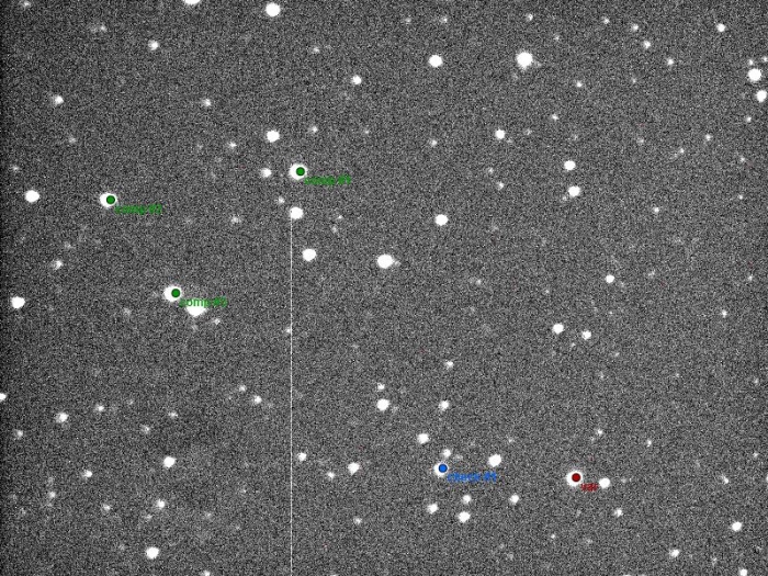 Mapka - V1299 Cas, JD 2460986.33765