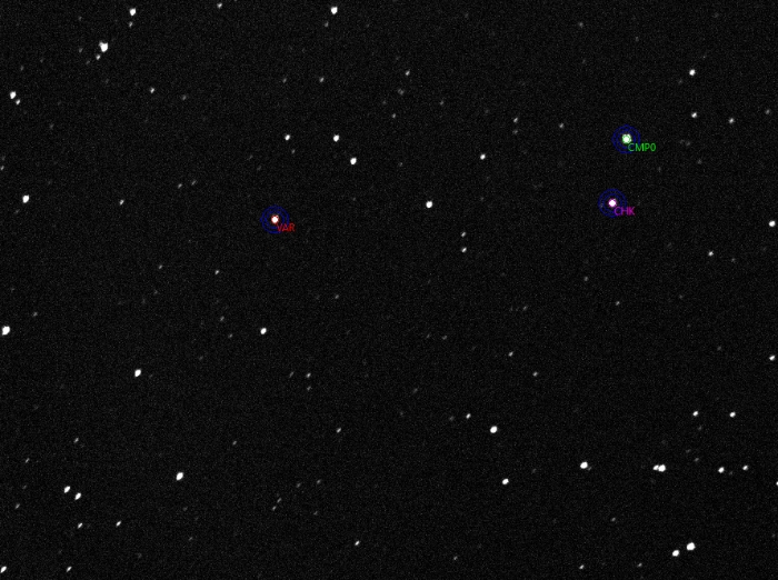 Mapka - V1019 Cep, JD 2460695.28464