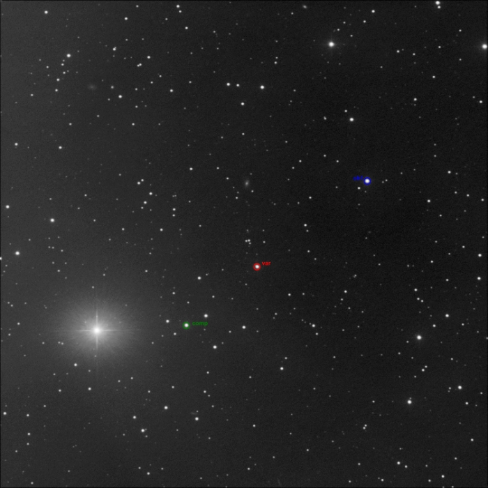 Mapka - V0527 And, JD 2460987.42261