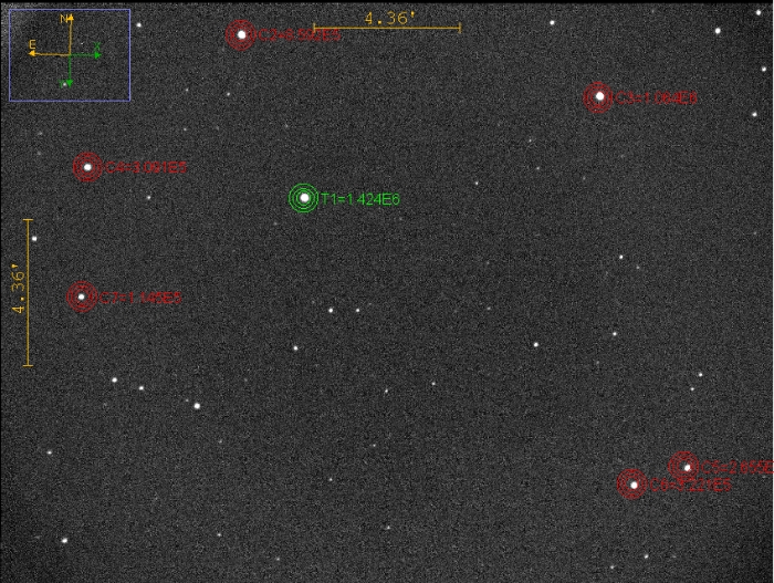 Mapka - KELT-23 A, JD 2459716.63895