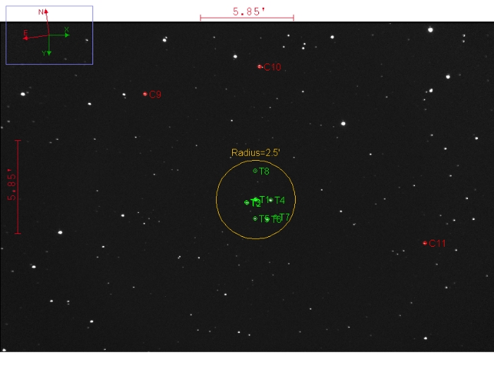 Mapka - TOI 5379.01, JD 2460324.63850