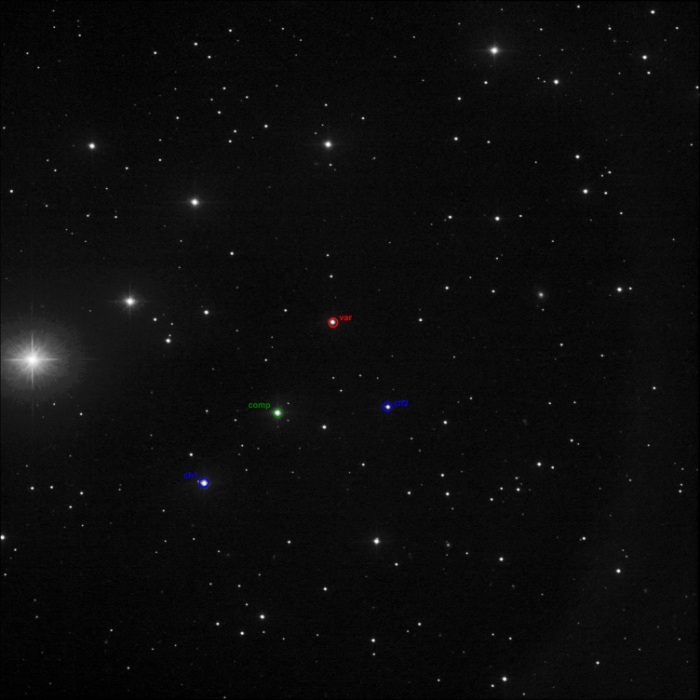 Mapka - XZ UMa, JD 2460998.55058