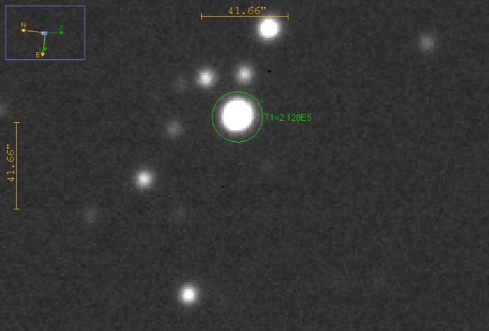 Mapka - HAT-P-16, JD 2461001.36802