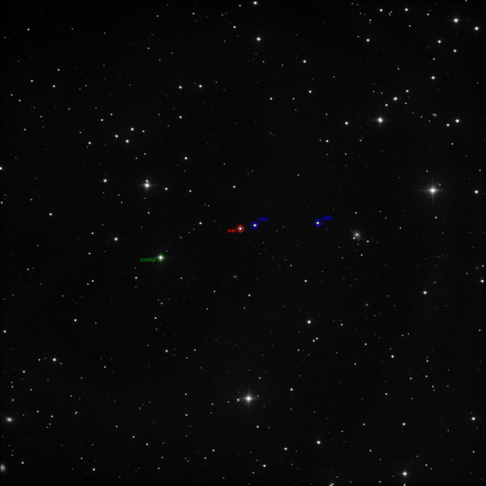 Mapka - LP UMa, JD 2461002.50303