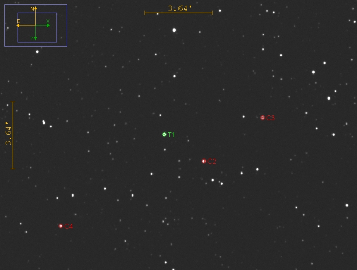 Mapka - TrES-2, JD 2460499.68701