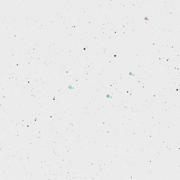 Mapka - NSVS 4330373, JD 2460951.40314