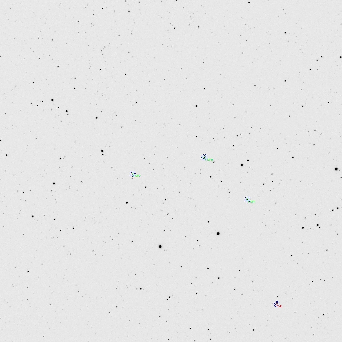 Mapka - NSVS 4330373, JD 2461003.25070