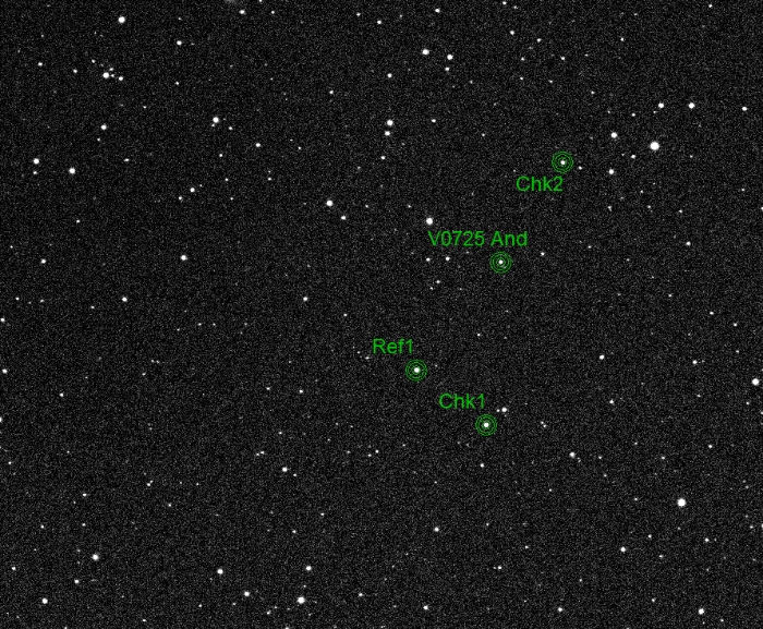 Mapka - V0725 And, JD 2460988.46062