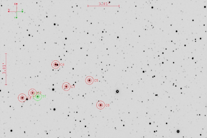 Mapka - TOI-7300, JD 2460855.47094