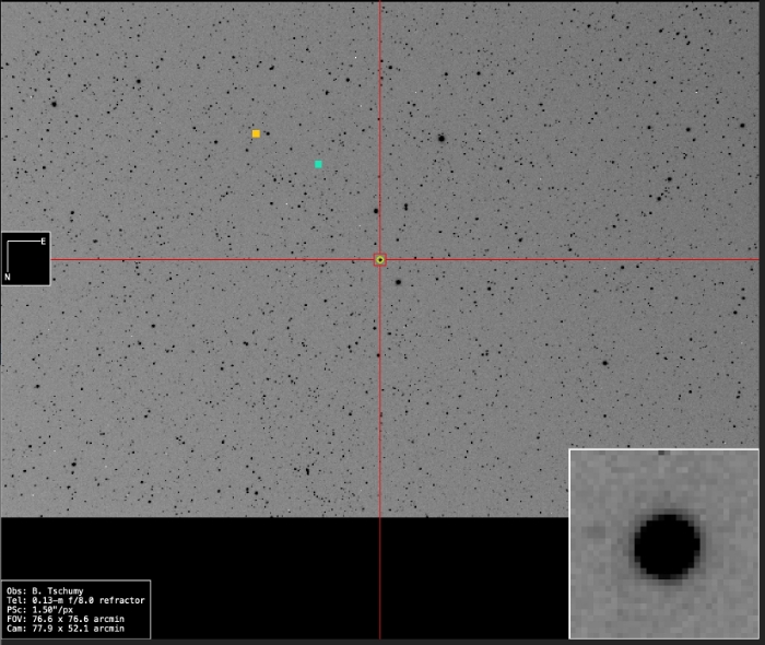 Mapka - V0826 Aur, JD 2461005.58289