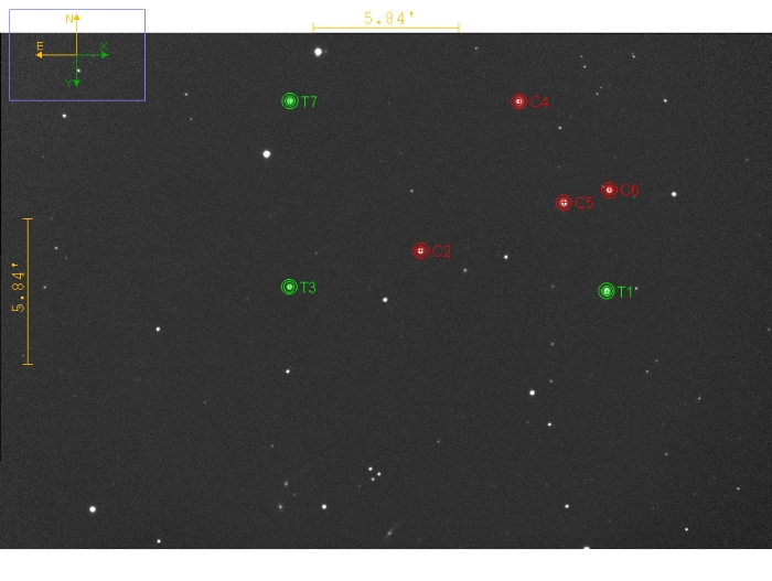 Mapka - GJ 436, JD 2460792.62788