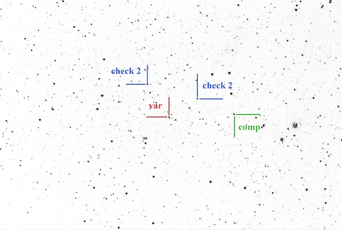 Mapka - BH Cas, JD 2460897.35852