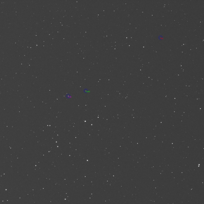 Mapka - NSVS 870615, JD 2461007.23498