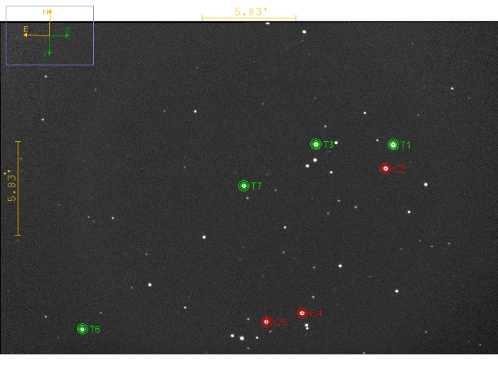 Mapka - KELT-3, JD 2460713.65006