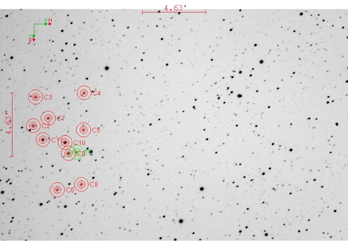 Mapka - TOI-7098, JD 2461001.30061