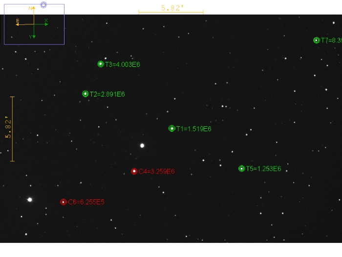 Mapka - Gaia-2, JD 2461010.78064