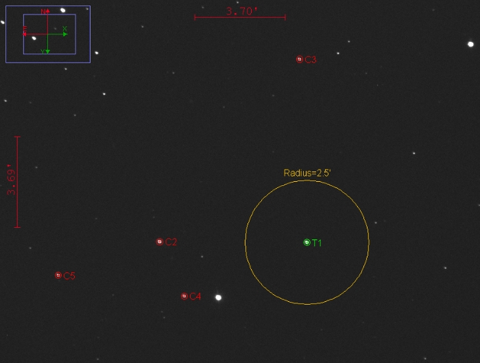 Mapka - TOI-5143, JD 2460386.66647