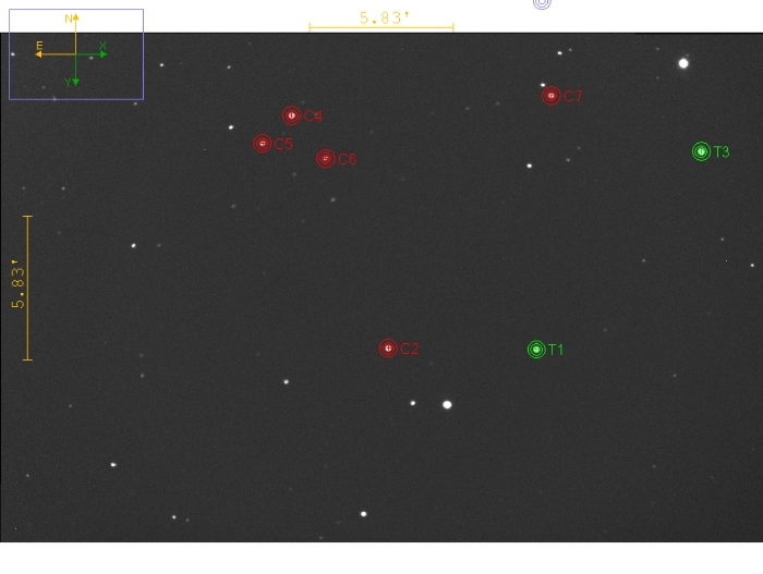 Mapka - TOI-5143, JD 2460756.65039