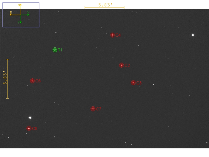 Mapka - WASP-56, JD 2460758.67133