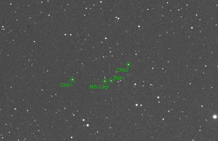 Mapka - NS Cep, JD 2460990.33399