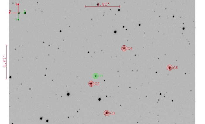 Mapka - TOI-3960, JD 2459706.36170