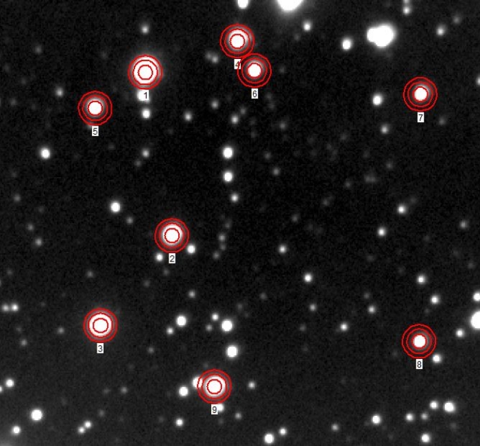 Mapka - TOI-4145 A, JD 2460999.69558