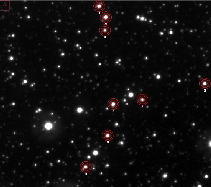 Mapka - TOI-4145 A, JD 2460999.70059