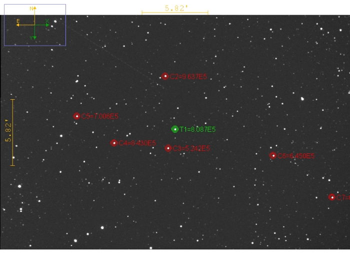 Mapka - TOI-3686, JD 2461021.57756