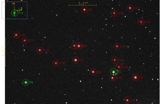 Mapka - HAT-P-16, JD 2461001.37083