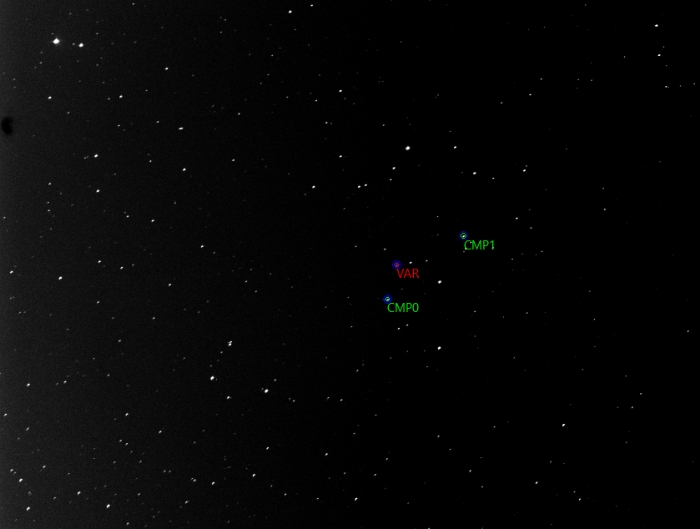 Mapka - V0488 Cam, JD 2461035.23311