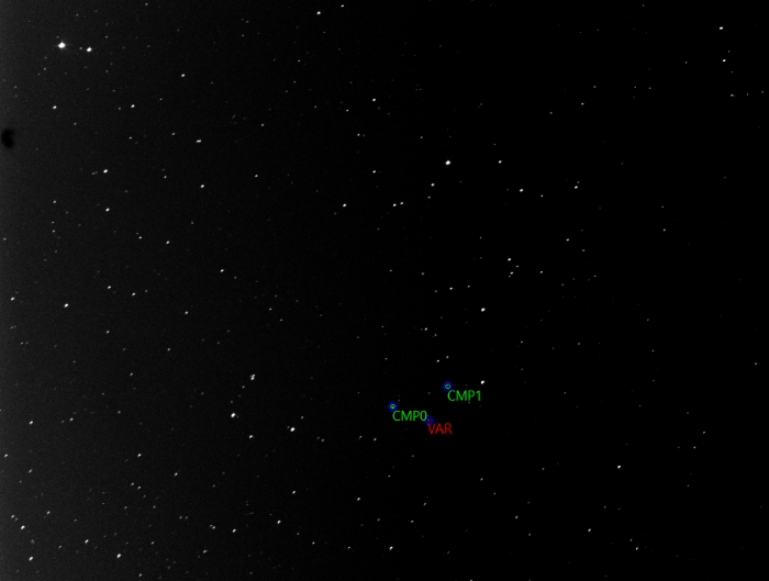 Mapka - V0487 Cam, JD 2461035.23311